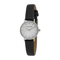 Laura Ashley Womens Black Strap Watch La2001bk