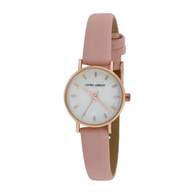 Laura Ashley Womens Pink Strap Watch La2001pk