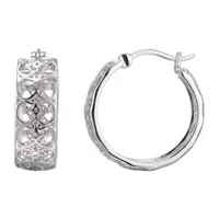 Sterling Silver 23mm Hoop Earrings