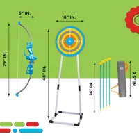 Discovery Kids Bullseye Outdoor Archery Set with LED Target