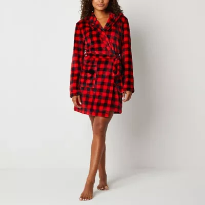 Sleep Chic Womens Long Sleeve Mid Length Robe