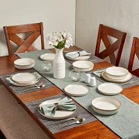 Tabletops Unlimited Hanover Sea 12-pc. Stoneware Dinnerware Set