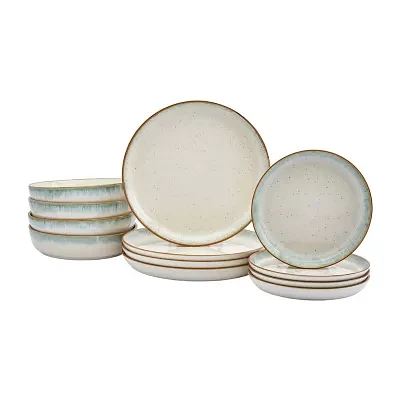 Tabletops Unlimited Hanover Sea 12-pc. Stoneware Dinnerware Set