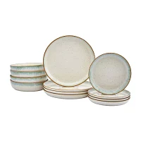 Tabletops Unlimited Hanover Sea 12-pc. Stoneware Dinnerware Set