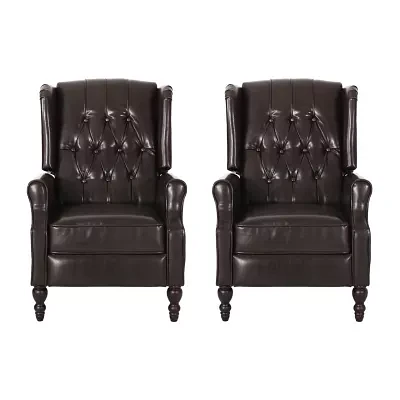 2-pc. Tufted Roll-Arm Recliner