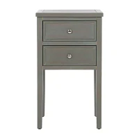 Toby 2 Drawer Storage End Table