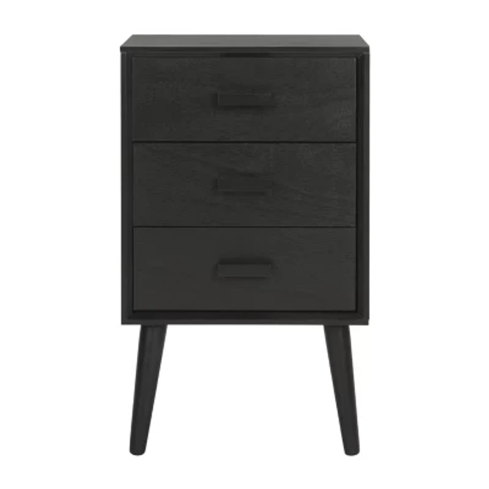 Pomona 3 Drawer Storage End Table