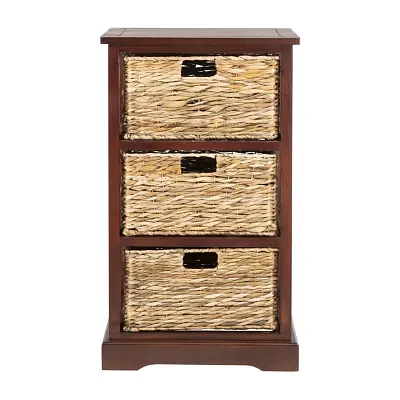 Halle 3-Drawer Storage End Table