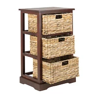 Halle 3-Drawer Storage End Table