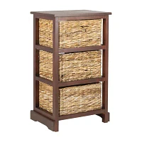 Halle 3-Drawer Storage End Table