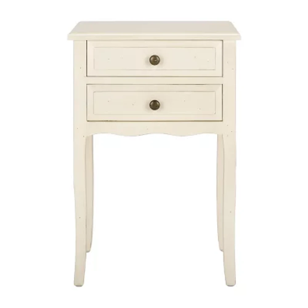 Lori 2-Drawer Storage End Table