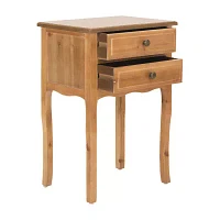 Lori Storage 2-Drawer End Table