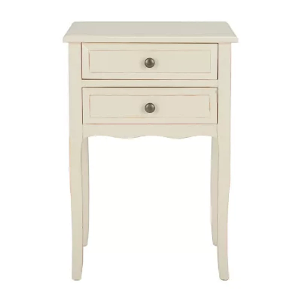 Lori Storage 2-Drawer End Table