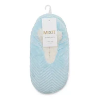 Mixit Chevron Cozy Womens 1 Pair Slipper Socks