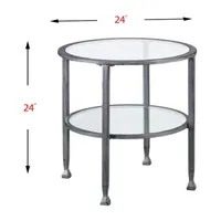 Brana Round End Table