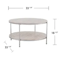 Anca Faux Stone Coffee Table