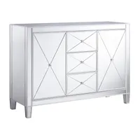 Ilbarnes 3-Drawer Mirrored Cabinet