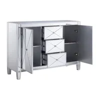 Ilbarnes 3-Drawer Mirrored Cabinet