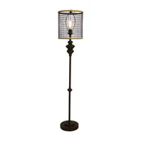 Stylecraft Black Floor Lamp