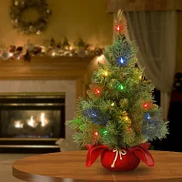 National Tree Co. Majestic Spruce 2 Foot Pre-Lit Spruce Christmas Tree