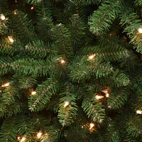 National Tree Co. Kingswood Fir Hinged Pencil 1/2 Foot Pre-Lit Fir Christmas Tree