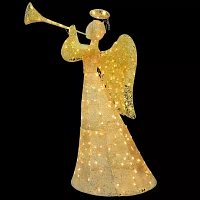 National Tree Co. Trumpeting Angel Christmas Yard Art