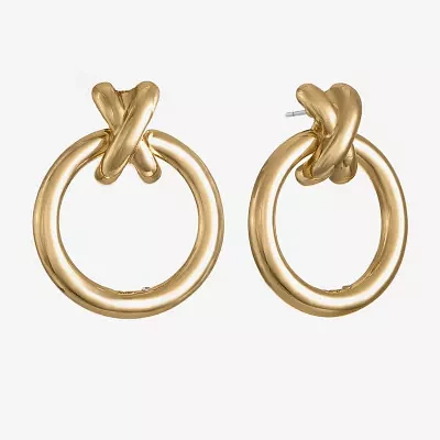 Liz Claiborne Orbital Drop Earrings