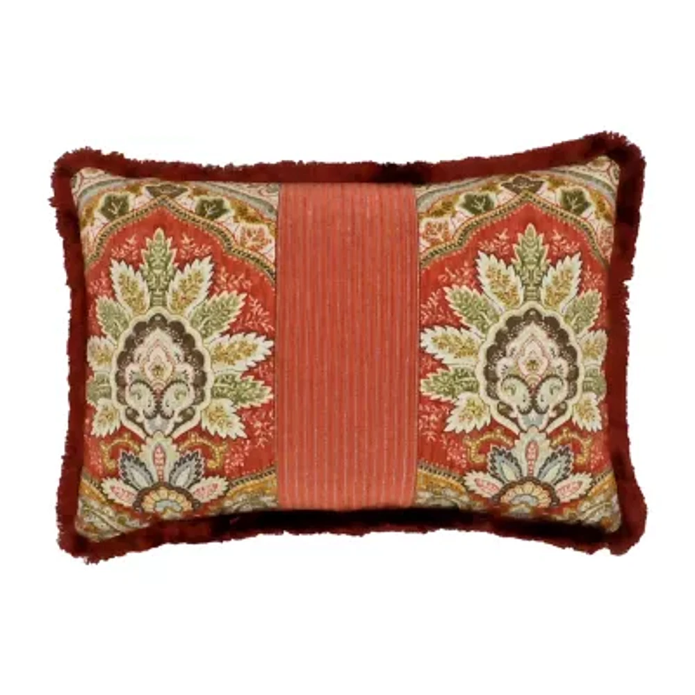 Rose Tree Harrogate Paisley Breakfast Rectangular Throw Pillow