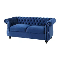 Somerville Roll-Arm Upholstered Loveseat