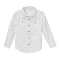 Okie Dokie Toddler & Little Boys Long Sleeve Button-Down Shirt