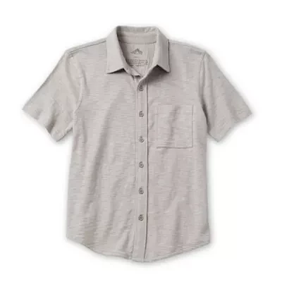 Thereabouts Little & Big Boys Short Sleeve Button-Down Shirt