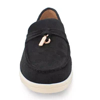 Yoki Womens Carol-07 Moc Closed Toe Loafers
