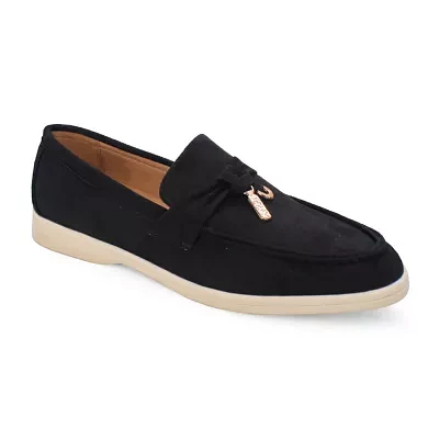 Yoki Womens Carol-07 Moc Closed Toe Loafers