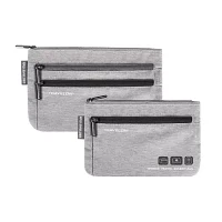 Travelon World Travel Essentials Set of 2 Currency and Passport Organizers