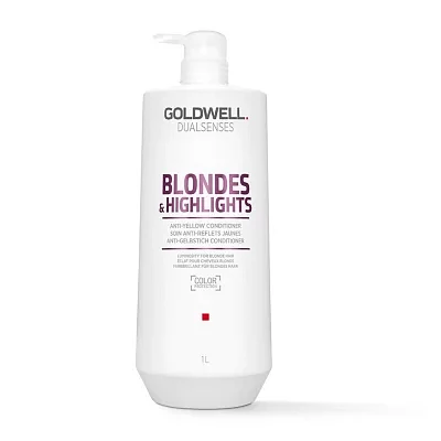 Goldwell Dualsenses Blondes & Highlights Anti-Yellow Conditioner - 33.8 oz.