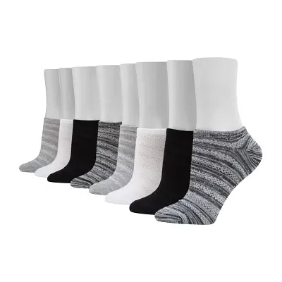 Hanes Cool Comfort 8 Pair Multi-Pack Breathable Liner Socks - Womens