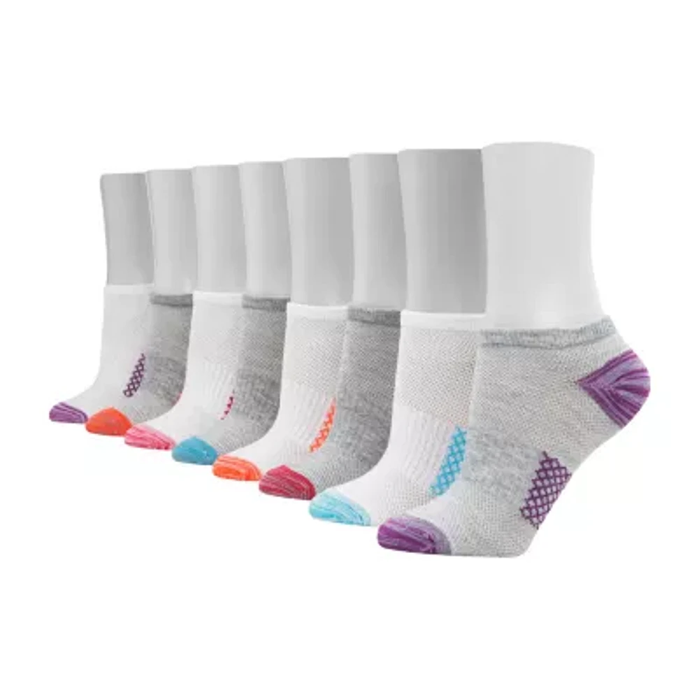 Hanes Cool Comfort Breathable 8 Pair No Show Socks Womens