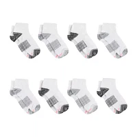 Hanes Cool Comfort Breathable 8 Pair Quarter Ankle Socks Womens