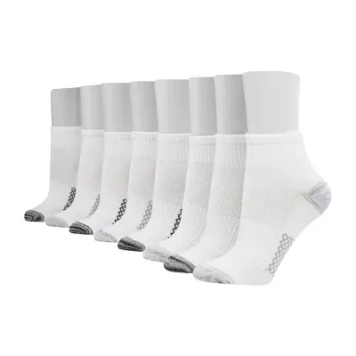 Hanes Cool Comfort Breathable 8 Pair Quarter Ankle Socks Womens