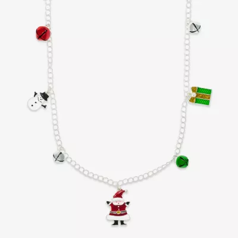 Mixit Christmas Charm Glass 36 Inch Cable Strand Necklace