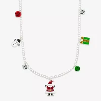 Mixit Christmas Charm Glass 36 Inch Cable Strand Necklace