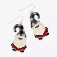 Mixit Gnome Cubic Zirconia Stainless Steel Drop Earrings