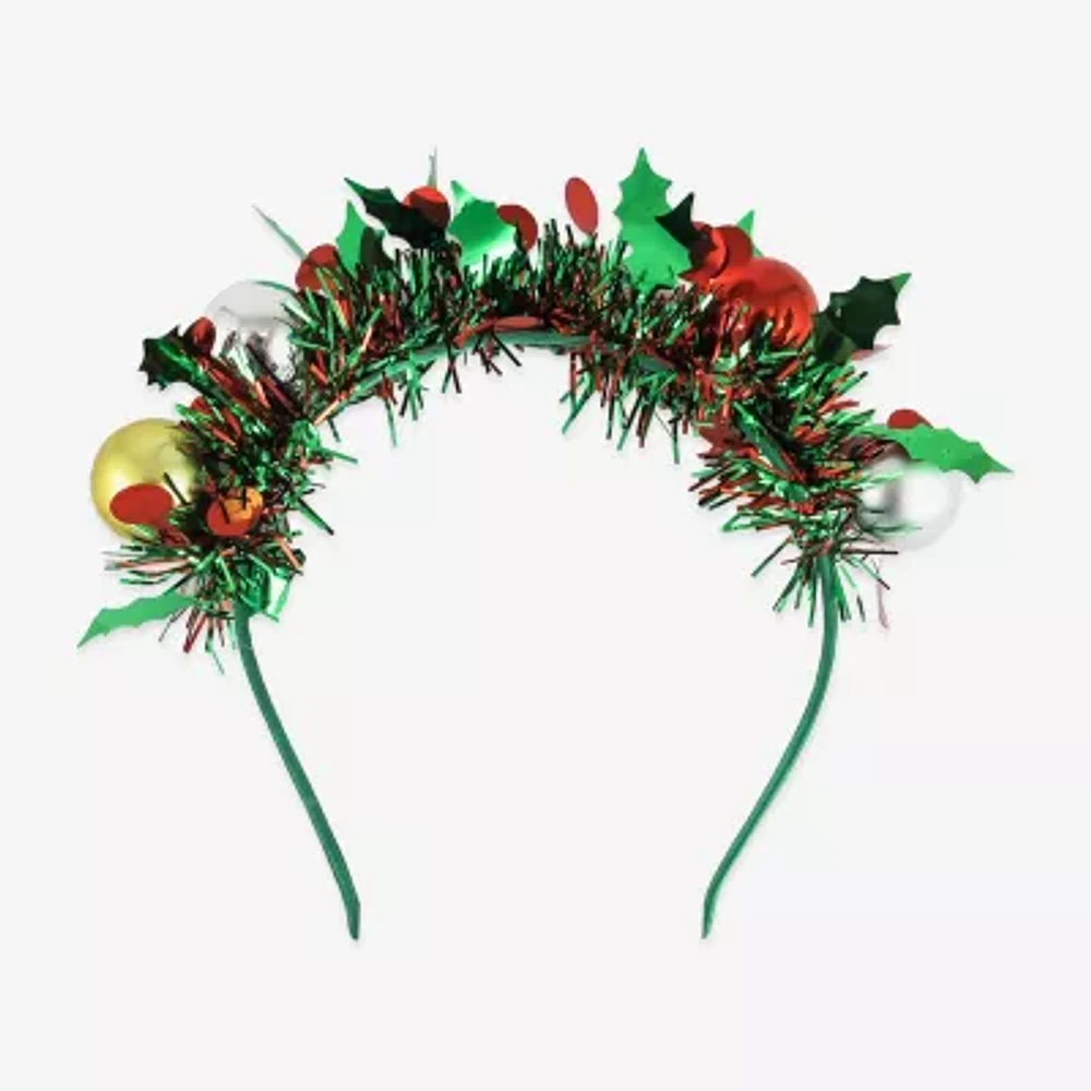 Mixit Green And Red Garland & Ornament Womens Headband