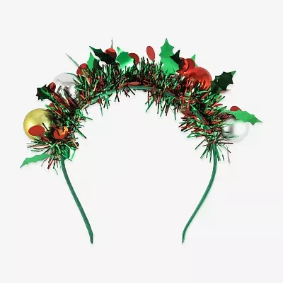 Mixit Green And Red Garland & Ornament Womens Headband