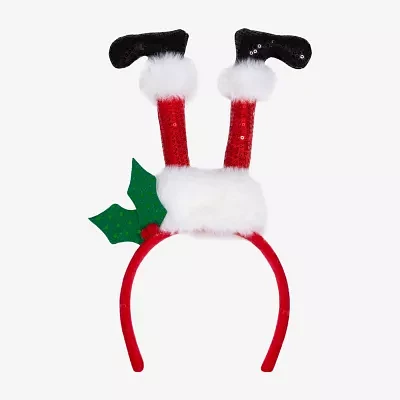 Mixit Red Santa Legs Womens Headband