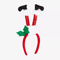 Mixit Red Santa Legs Womens Headband