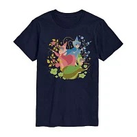 Juniors Sleeping Beauty Flora; Fauna And Merryweather Tee Womens Crew Neck Short Sleeve Graphic T-Shirt