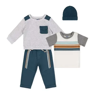 Little Lad Baby Boys 4-pc. Pant Set