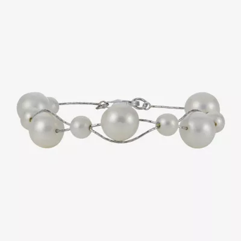 White Cultured Freshwater Pearl Strand Bracelets