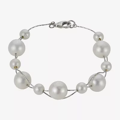 White Cultured Freshwater Pearl Strand Bracelets